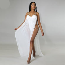 Load image into Gallery viewer, Sexy Sleeveless Long Dress with Side Slits - AwakenYourYoniverse AwakenYourYoniverse White / S AwakenYourYoniverse
